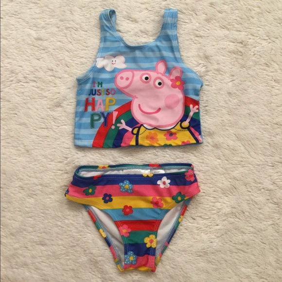 peppa pig bathing suit 3t